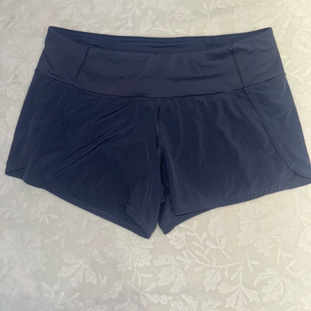 Lululemon Athletica Deep Blue Athletic Shorts